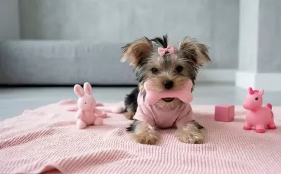 Teacup Silver Yorkshire Terrier