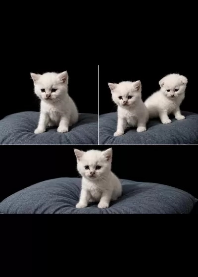 Scottish Fold Ve British Longhair Yavru