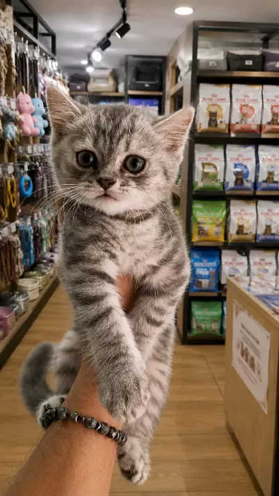 British Shorthair Silver 2,5 Aylık Yavru
