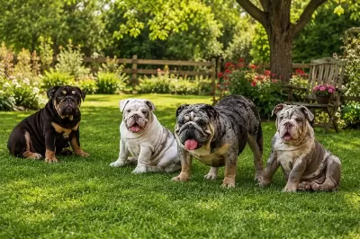 Üst Düzey İngiliz Bulldog Yavrular