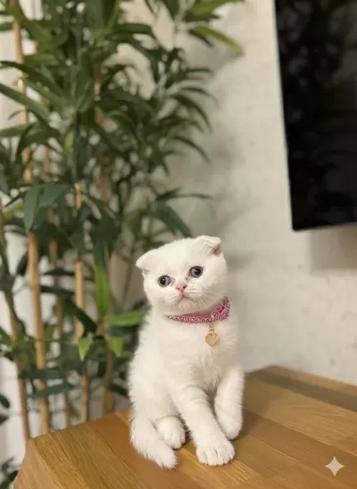 Scottish Fold Beyaz Yavrularim