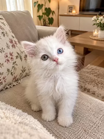 Odd Eyes British Longhair