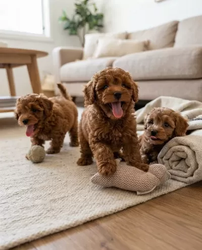 Orijinal Toy Poodle Köpekler