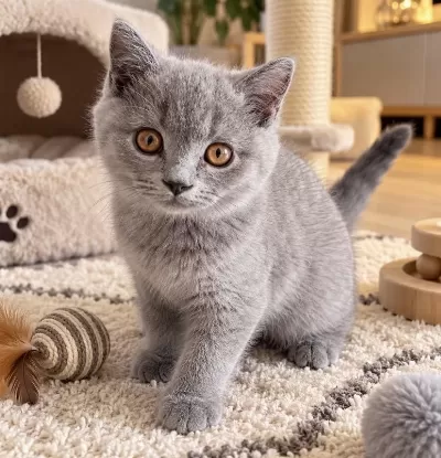 Evinizin Neşesi Olacak Gri Erkek Ve Siyah Dişi Kedimiz