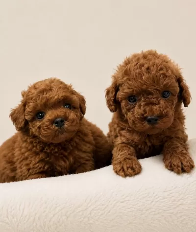 Toy Poodle Yavrulari Yeni Ailelerini Bekliyor