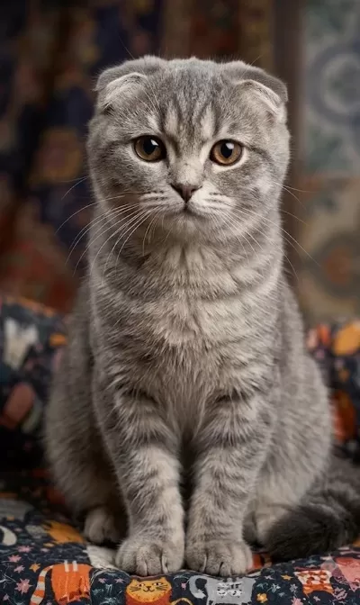 6 Aylık Bebiş Scottish Fold Uyguna