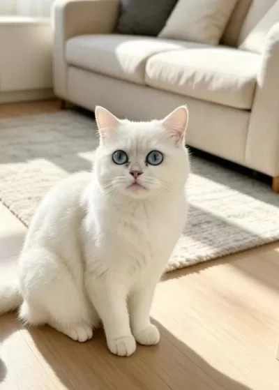 Mavi Gözlü Prenses British Shorthair Yuvasini Ariyor