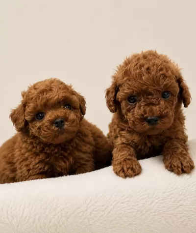 Toy Poodle Yavrulari Yeni Ailelerini Bekliyor