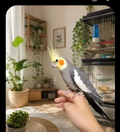 Muhteşem Oyuncu Ve Konuşkan Erkek Sultan Papağanı