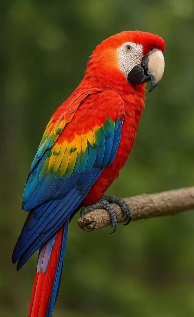 Sağlıklı Özel Renk Ara Macaw