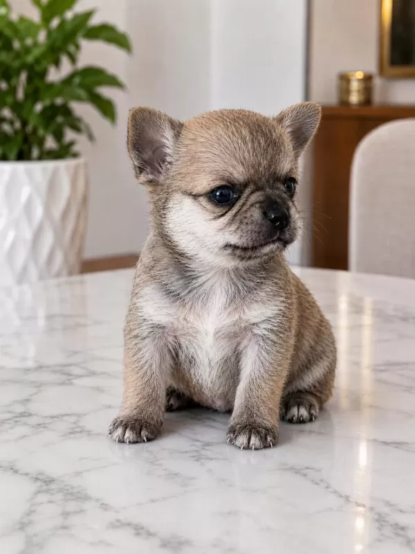 Mikro Teacup Boy Mükemmel Anatomi Yavru Şivava