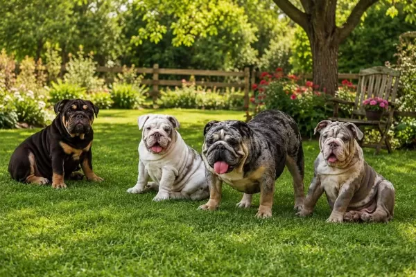 Üst Düzey İngiliz Bulldog Yavrular