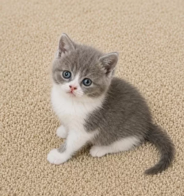 Mükemmel British Shorthair Golden Blue Ve Bicolor Yavrular