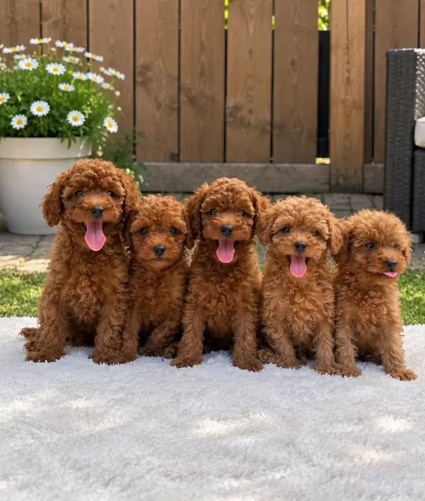 Denizli Merkez Teslime Hazir Poodle Yavrular