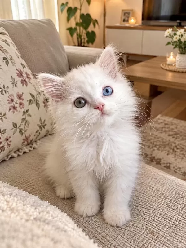 Odd Eyes British Longhair