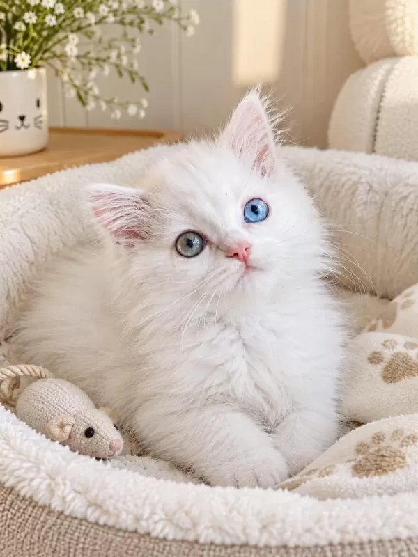 Odd Eyes British Longhair