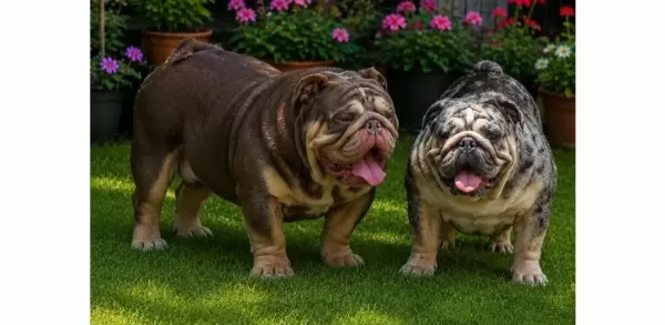Si̇teni̇n En Renkli̇ İngi̇li̇z Buldog Yavrulari