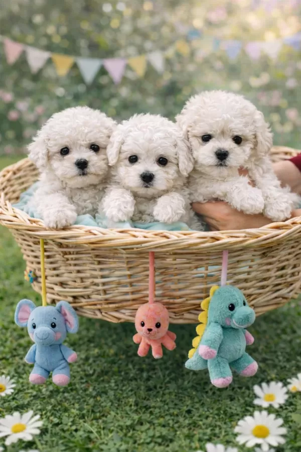 Beyaz Bulut Bichon Frise Yavrular
