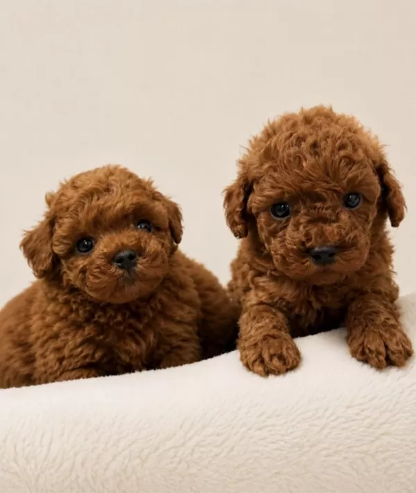 Toy Poodle Yavrulari Yeni Ailelerini Bekliyor
