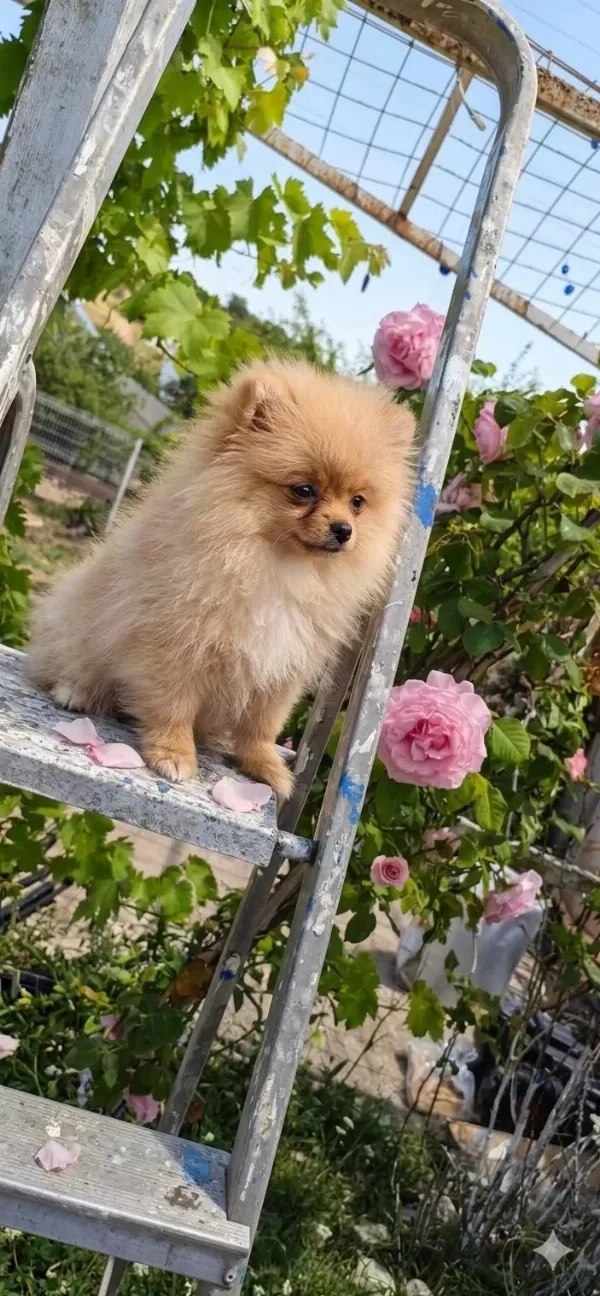 Mikro Teacup Sarişin Güzeli Pomeranian Boo