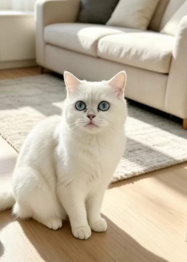 Mavi Gözlü Prenses British Shorthair Yuvasini Ariyor