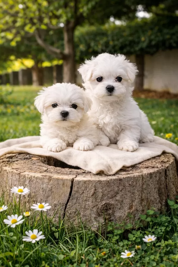 Harika Güzellikte Müthiş Maltese Yavrular