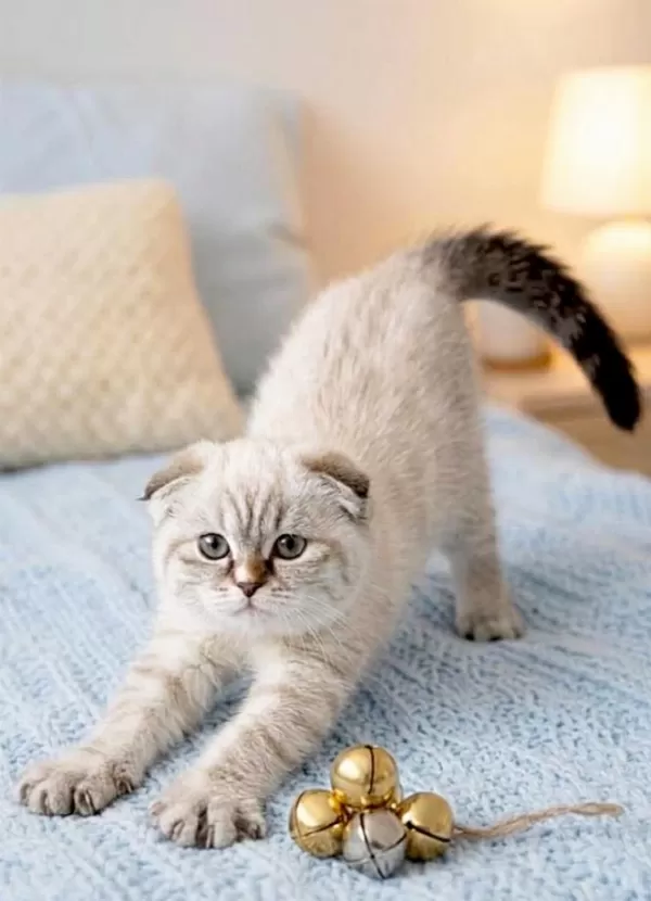 Mavi Gözlü Yavru Scottish Fold