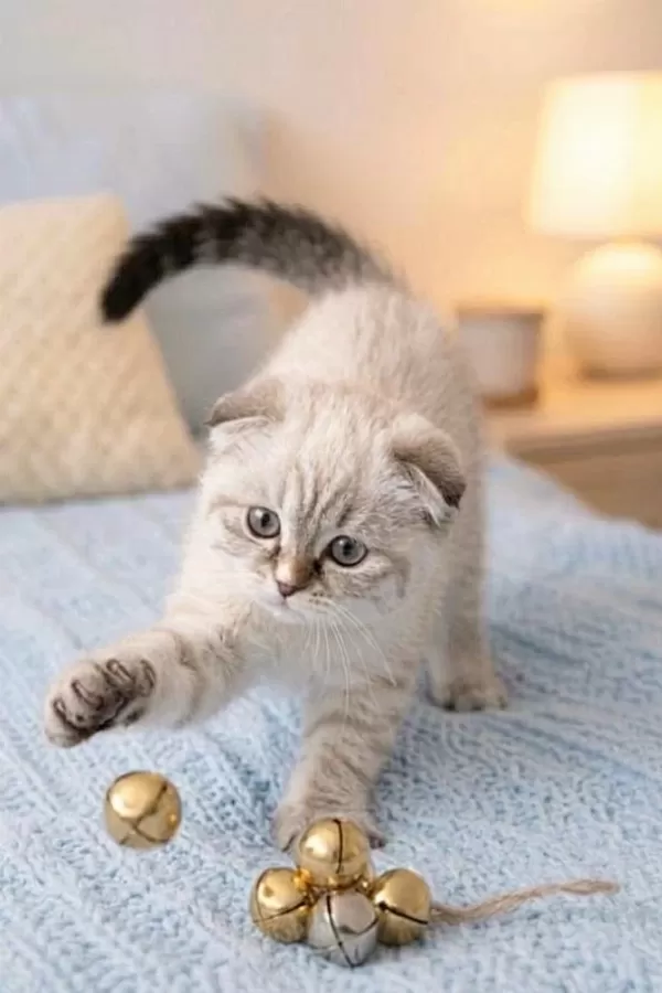 Scottish Fold Silver Lynx Point Dişi