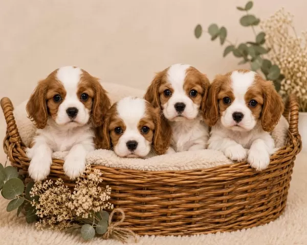 Safkan Kraliyet Mensubu Cavalier King Charles Yavrular