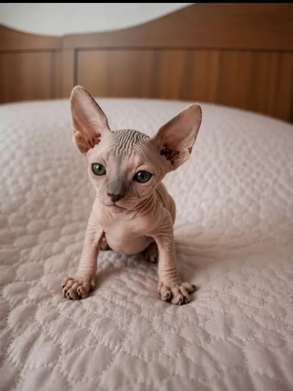 Sağlıklı Erkek Sphynx