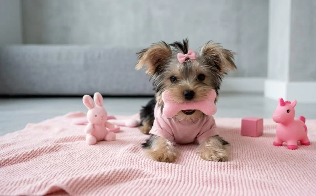 Teacup Silver Yorkshire Terrier