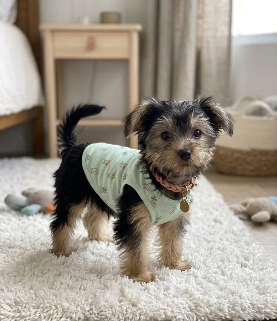 Havlama Huyu Asla Yok Çok Uslu Yorkshire Terrier