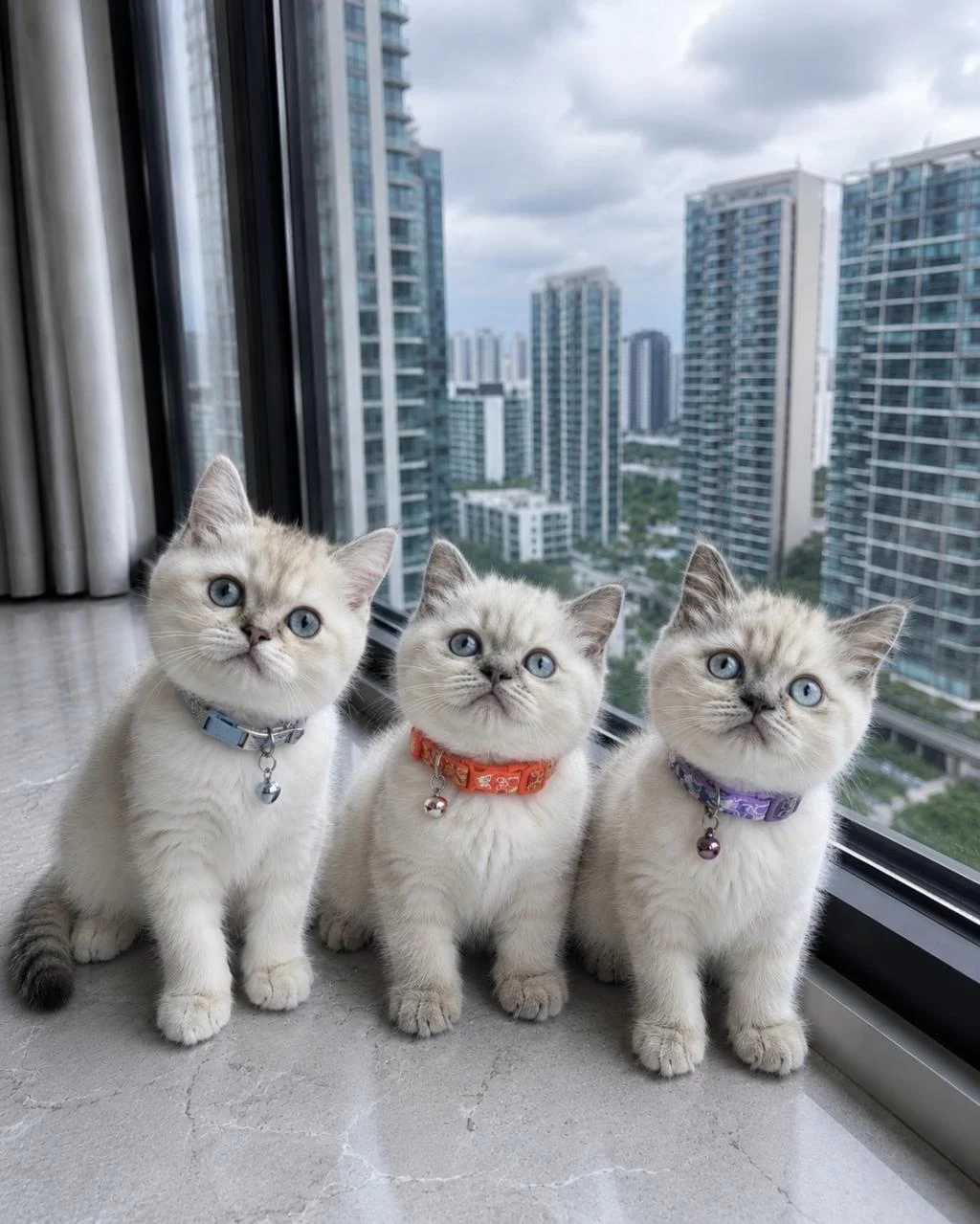 British Shorthair Blue Point Silver Point