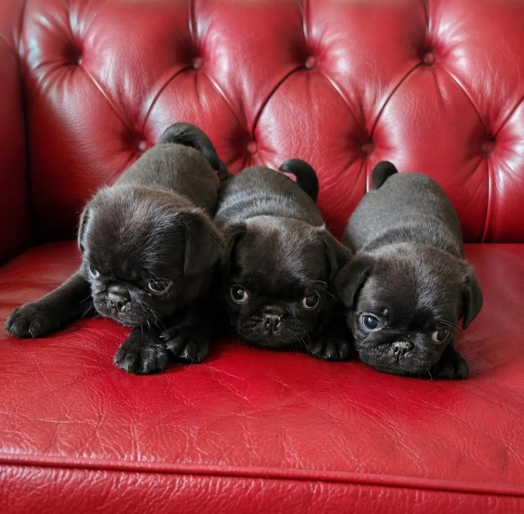 Sağlıklı Pug Mops Yavruları