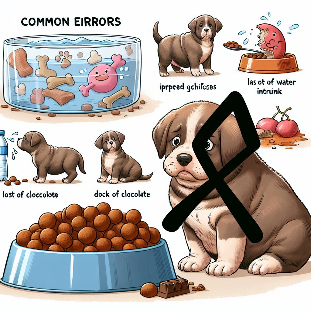 Yavru Köpek Beslenmesinde Yapılan Yaygın Hatalar