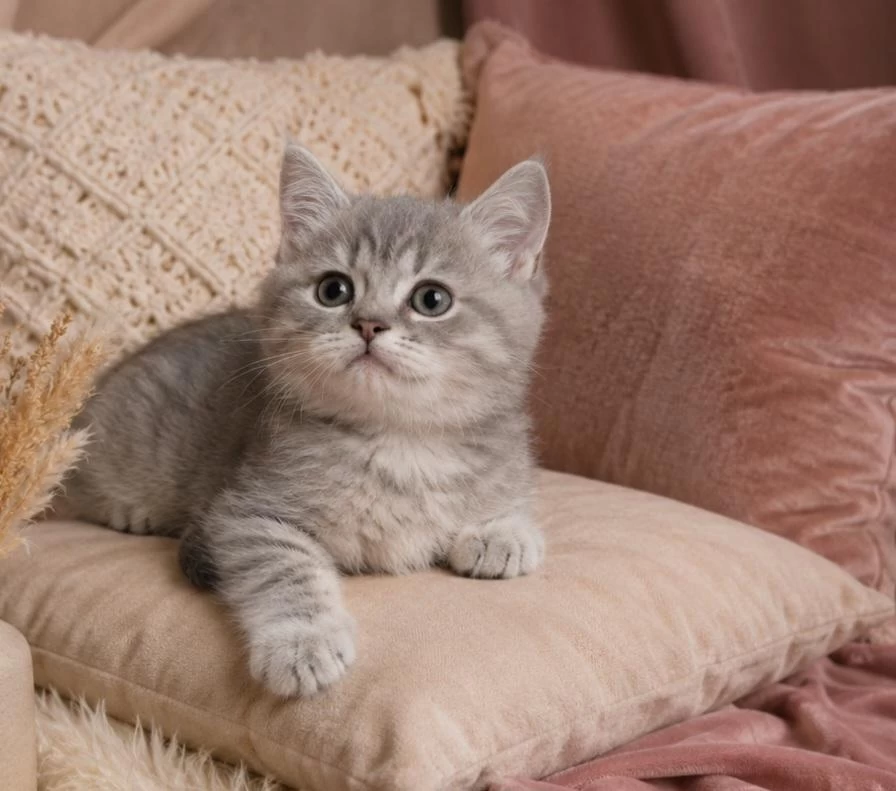 British Shorthair Whiskas Saf Kedimiz