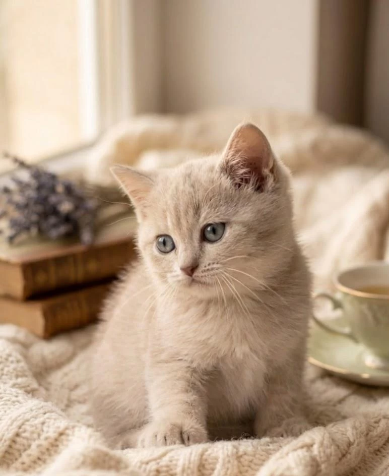 British Shorthair Lilac Gold Dişi Yavru