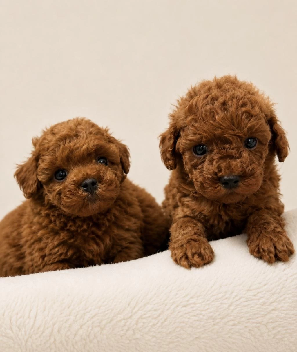 Toy Poodle Yavrulari Yeni Ailelerini Bekliyor