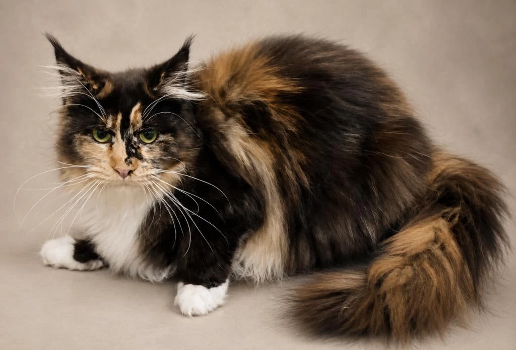 Premium Kalite Muhteşem Calico Maine Coon