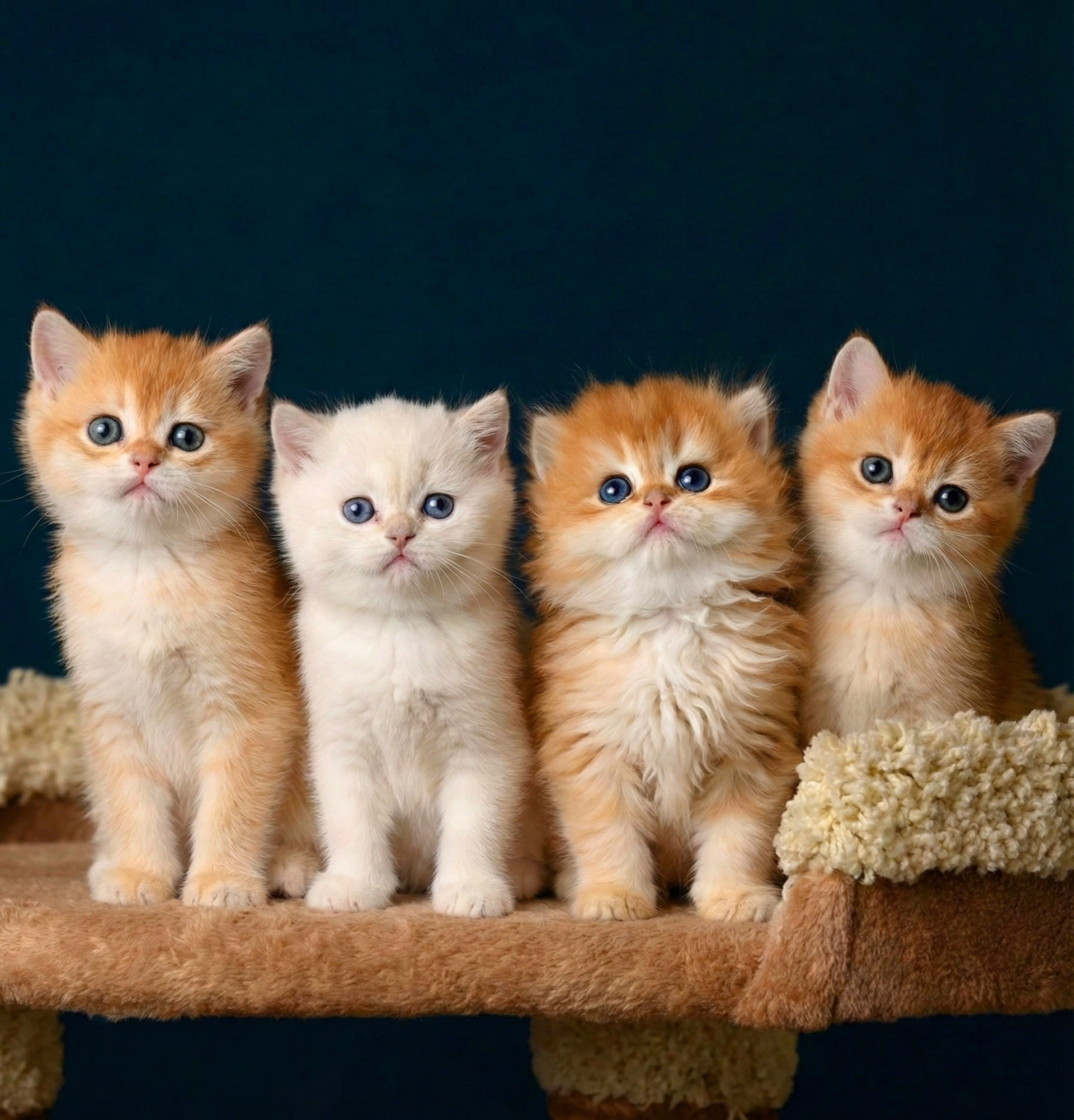 British Shorthair Ve Longhair Golden Bebekler