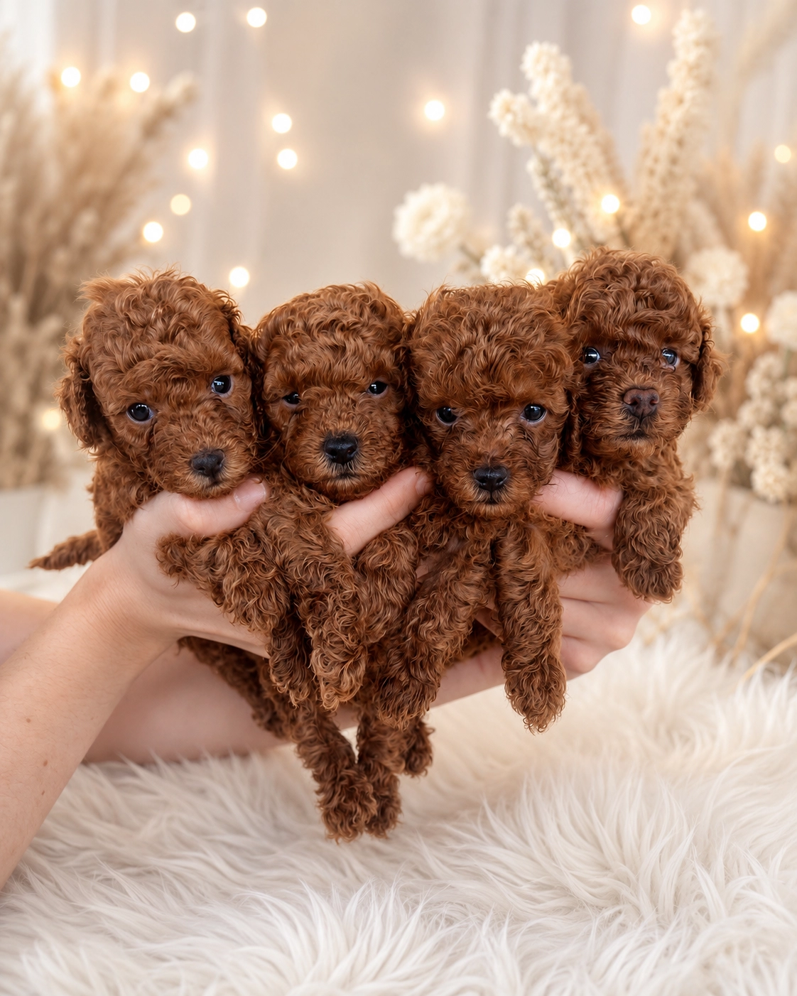 Koyu Renk Toy Poodle Yavruları